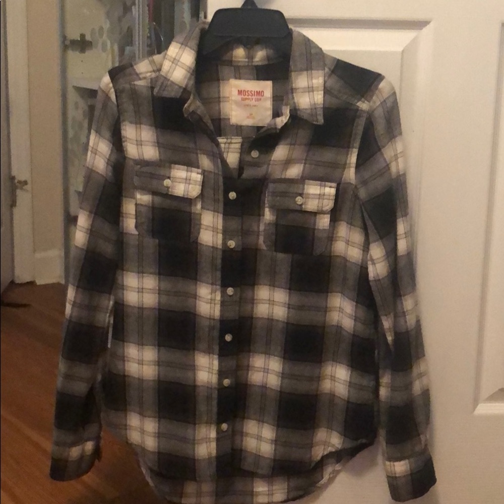 Target Mossimo Supply Co Plaid Button Down